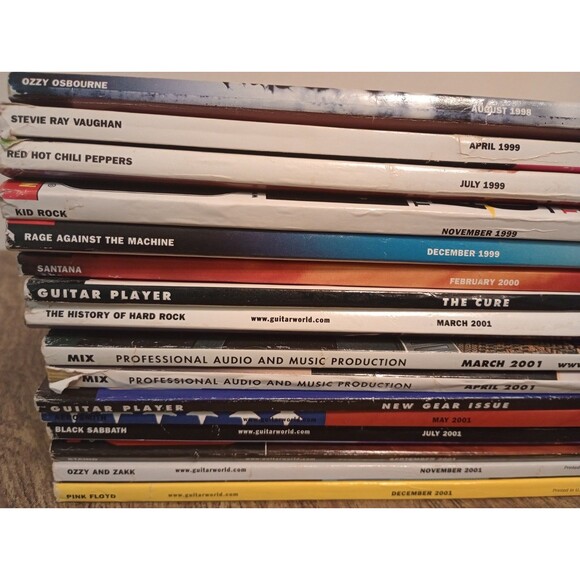 Guitar World Mixed Rock 74 Songs Sheet Music Magazines 1998-2001 Lot 16, Posters - Picture 12 of 12